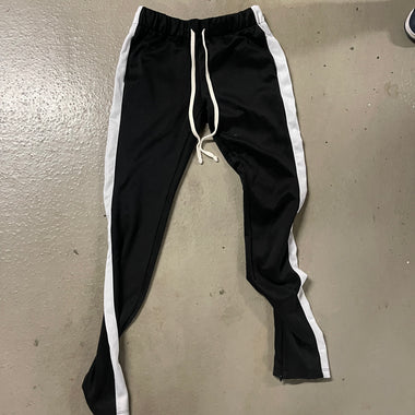 Black stripe pants