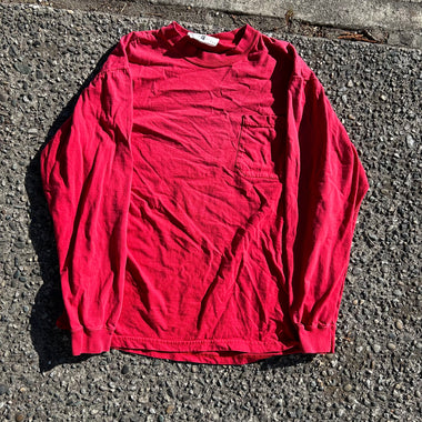 red longsleeve shirt