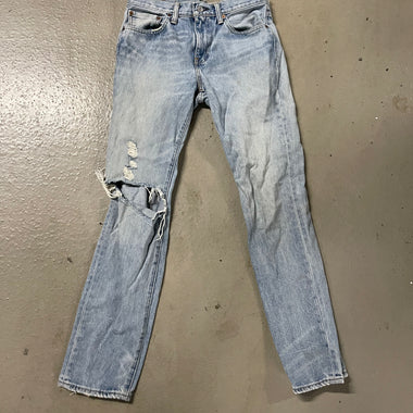 Levi knee hole jeans