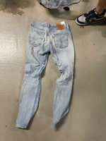 Levi knee hole jeans