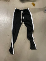 Black stripe pants