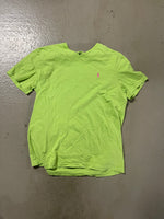 Lime green polo shirt