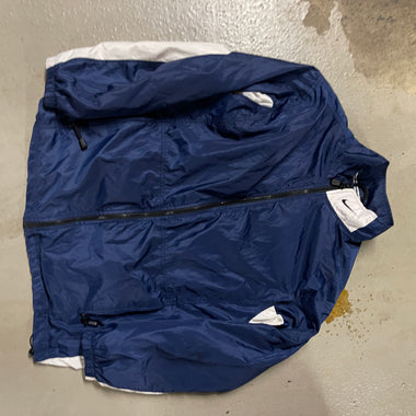 Blue Nike windbreaker