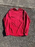 red longsleeve shirt