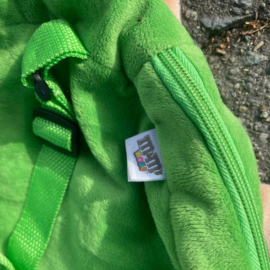 m&m green bag