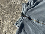grey quarterzip top